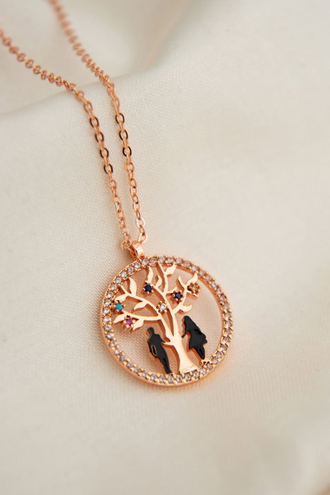 Heliophilia Silver Collar de Metal Rosa 40+5 cm